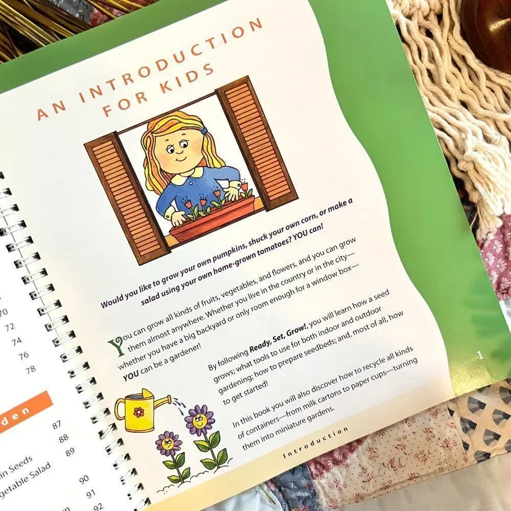 Ready, Set, Grow! A Kids Guide To Gardening Book